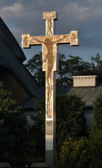 Krzy tzw. franciszkaski, mozaika ceramiczna, Marek Pitkowski
